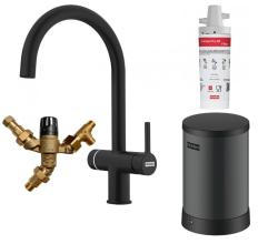 Franke Maris water hub 4L caldeira 3-1 com torneira eletrônica de água fervente Touch preto fosco com bypass do hub de água 1208957950