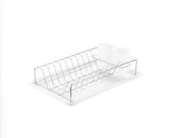 EPKA Dish cromo/branco escorredor de louça aço 38x10x25cm 1208958240