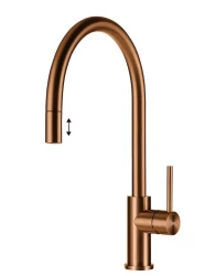 Lorreine Royal Aire torneira de cozinha de cobre com bico retrátil AIRE-COPPER