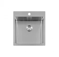 Lorreine SP série pia inox 45x51 cm com furo para torneira bancada 40SPTH