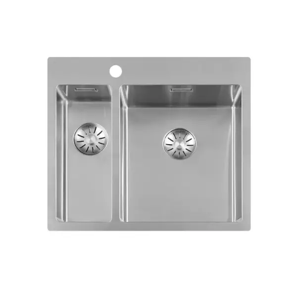 Lorreine SP série PIA DE INOX 56x51 cm com furo para torneira bancada 1534SPTH