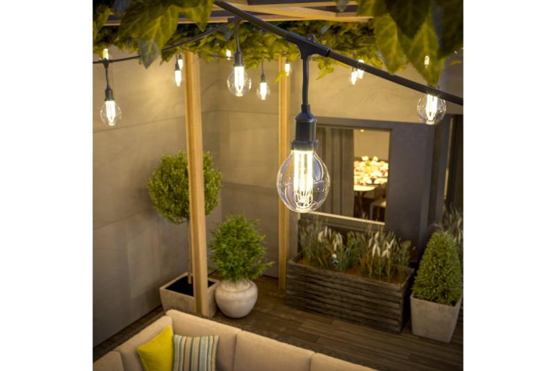 Guirlanda Decorativa para Jardim 10m AC220-240V 50-60Hz 10xE27 2x0 75mm 1208958646