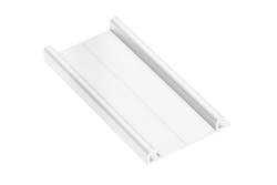 Aluminum profile bottom track EVO, L=2,35 m, white colour 1208959025