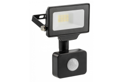 Holofote LED G-TECH com sensor de movimento, 10W, 1000lm, AC220-240V, 50/60 Hz, PF>0,9, RA>80, IP65, 120°, 6000K, preto 1208959173