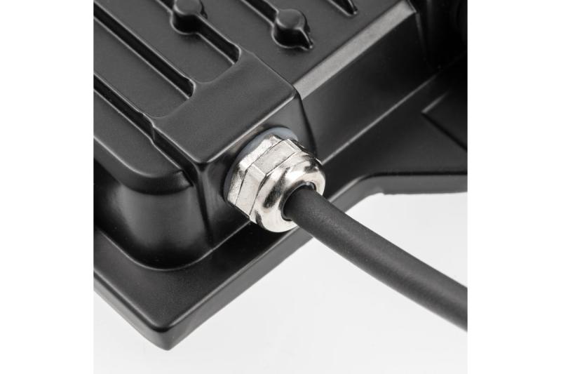 Holofote LED G-TECH com sensor de movimento, 10W, 1000lm, AC220-240V, 50/60 Hz, PF>0,9, RA>80, IP65, 120°, 6000K, preto 1208959173