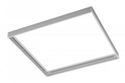 G-TECH Moldura para montagem em superfície de painéis de LED 45x45cm, sem parafusos, branco 1208959231