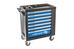 Hoegert Caixa de ferramentas com 7 gavetas e porta lateral. 1208962009