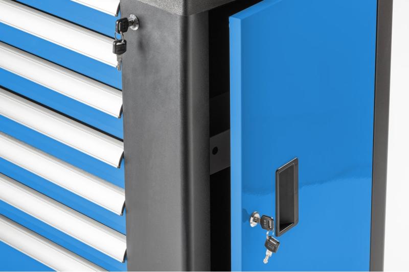 Hoegert Caixa de ferramentas com 7 gavetas e porta lateral. 1208962009