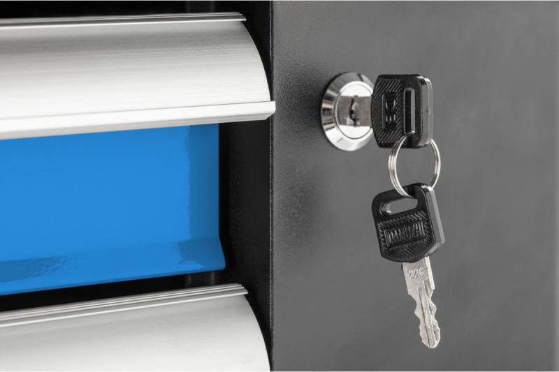 Hoegert Caixa de ferramentas com 7 gavetas e porta lateral. 1208962009