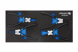 Conjunto de alicates de mola Hoegert em inlay 1208962041