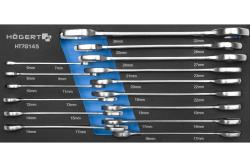 Hoegert Conjunto de chaves combinadas 15 peças espuma técnica 1208962052