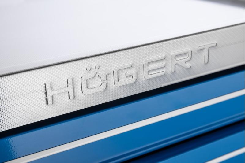 Carrinho de ferramentas premium Hoegert com 7 gavetas 1208962072