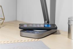 Luminária de Mesa Decorativa Bressi 8W 450lm AC220-240V 3-CCT Carregamento Sem Fio USB PF>0.5 RA>80 Cinza 1208962480