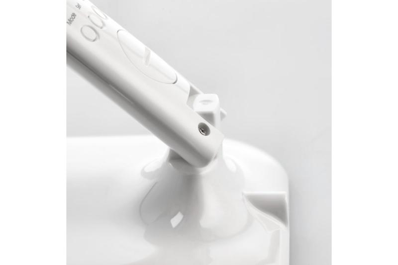 Luminária de Mesa Decorativa GALACTIC LED 5W 240lm AC220-240V 50/60Hz com cores ajustáveis (3000K 4000K 6000K), calendário, alarme, termômetro, carcaça branca. 1208962484