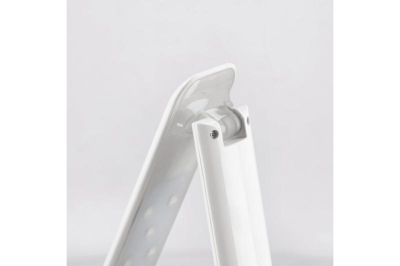 Luminária de Mesa Decorativa GALACTIC LED 5W 240lm AC220-240V 50/60Hz com cores ajustáveis (3000K 4000K 6000K), calendário, alarme, termômetro, carcaça branca. 1208962484