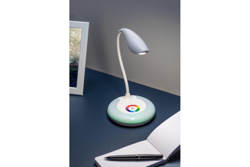 Lâmpada Decorativa de Mesa GALACTIC LED 5W 240lm 5V DC 4000K RGB base USB carregamento corpo branco 1208962485