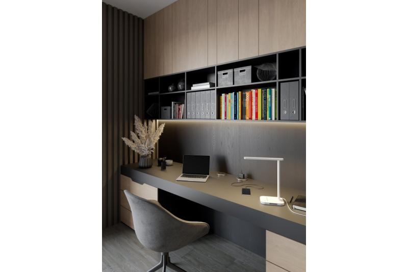 Lâmpada de secretária Decor Gale 8 W 550lm AC220-240V 5-CCT 10 níveis de regulação PF>0 5 RA>80 branco 1208962486