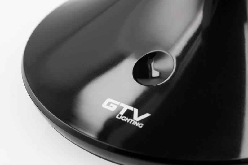 Lâmpada de Mesa Decorativa Halley 8 W 500 lm.AC220-240V 4000K PF>0,5 3 níveis de dimmer PF>0,5 RA>80 preta 1208962489