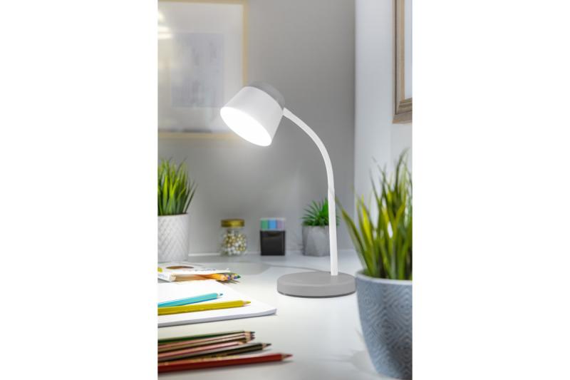 Luminária de Mesa Decorativa Helin 6W 350lm AC220-240V 3-CCT PF> 0,5 RA>80 Cinza 1208962491