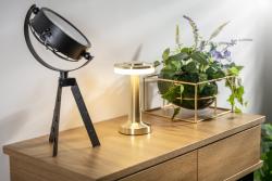 Abajur de Mesa Decor Monum 3W 200lm DC 5V 1A 3000 K 3 peças Regulável bateria 1800 mAh dourado. 1208962505