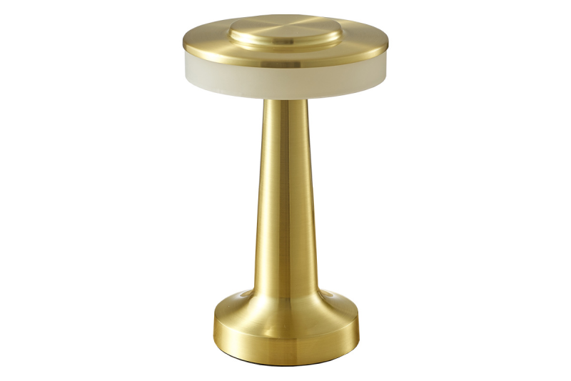 Abajur de Mesa Decor Monum 3W 200lm DC 5V 1A 3000 K 3 peças Regulável bateria 1800 mAh dourado. 1208962505