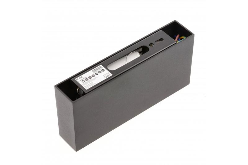 Luminária LED Decorativa ARTEMIDA 15W 1420lm AC220-240V 50/60 Hz PF>0,9 Ra≥80 IP20 IK08 4000K 38° retangular preta. 1208962640