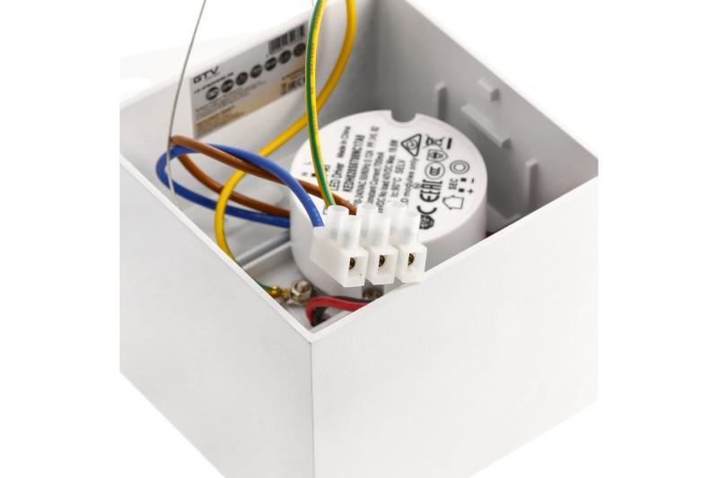 Decoração de luminária LED ARTEMIDA 20W 1920lm AC220-240V 50/60 Hz PF>0,9 Ra≥80 IP20 IK08 4000K 38° quadrada branca. 1208962641