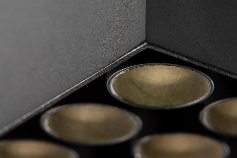 Armatura LED Decorativa ARTEMIDA 20W 1920lm AC220-240V 50/60 Hz PF>0,9 Ra≥80 IP20 IK08 4000K 38° quadrada preta. 1208962642