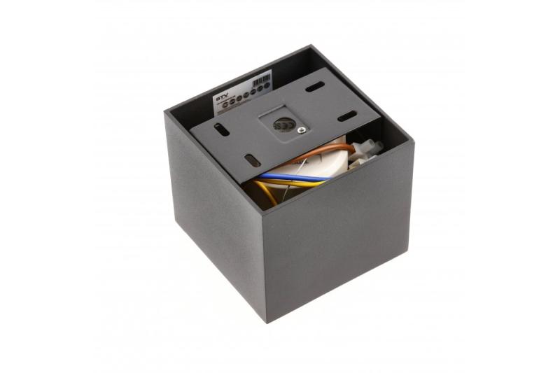 Armatura LED Decorativa ARTEMIDA 20W 1920lm AC220-240V 50/60 Hz PF>0,9 Ra≥80 IP20 IK08 4000K 38° quadrada preta. 1208962642