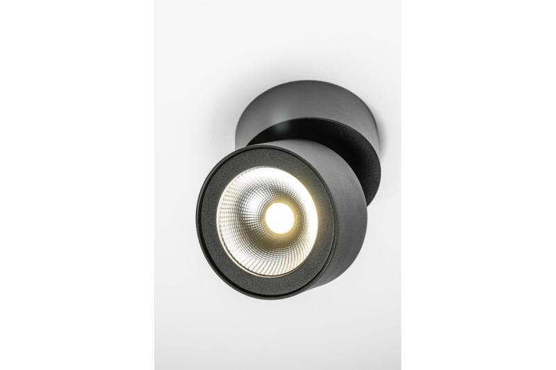 Armatura decorativa LED BIANCO 15W 1500lm AC220-240V 50/60 Hz PF> 0.5 Ra≥80 IP20 IK06.36 ° 4000K redonda preta. 1208962668