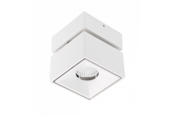 Armatura de LED Decor BIANCO 8W 680lm AC220-240V 50/60 Hz PF>0,9 Ra≥80 IP20 IK06 36° 4000K quadrado branco. 1208962669