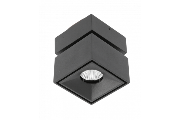 Luminária LED Decor BIANCO 8W 680lm AC220-240V 50/60 Hz PF>0,9 Ra≥80 IP20 IK06 36° 4000K quadrado preto. 1208962670