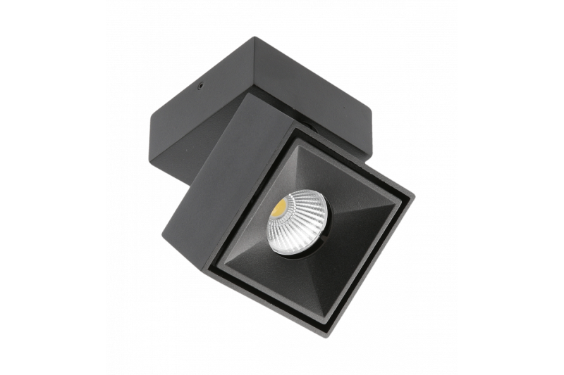 Luminária LED Decor BIANCO 8W 680lm AC220-240V 50/60 Hz PF>0,9 Ra≥80 IP20 IK06 36° 4000K quadrado preto. 1208962670