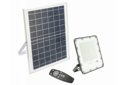 Holofote LED solar BRAVOS, 50W, 500lm, 6400K, IP65, 120°, painel solar, controle remoto, 3y 1208962684