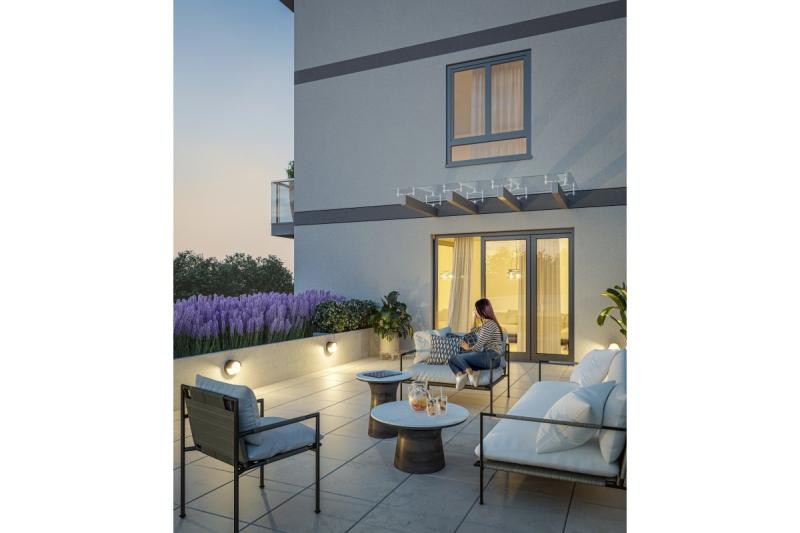 Armatura de Fachada Decorativa CANTI LED 12W 1000lm AC220-240V 50/60Hz IP65 4000K 1208962698