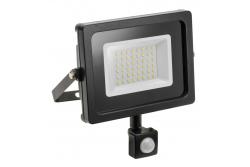 Projetor LED iNEXT com sensor de movimento 30W 2400lm, PF>0,9, RA>80, IP65, 120°, 6400K, corpo preto 1208962860
