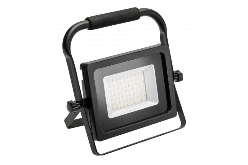 Holofote LED iNEXT (portátil) 30W 2400lm, PF>0,9, RA>80, IP65, 120°, 6400K, corpo preto 1208962861