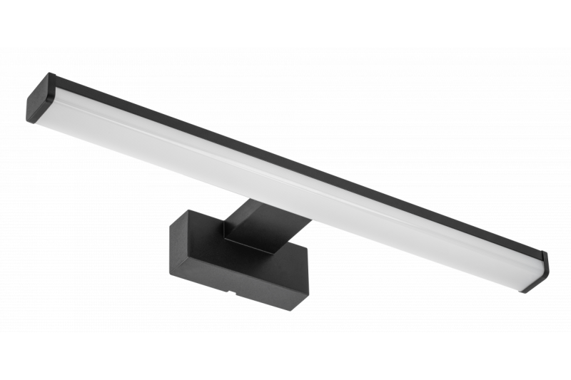 Luminária Decor Led Catania 400mm 8W AC220-240V 50/60Hz 4000K IP44 RA >80 640lm Preta. 1208962884