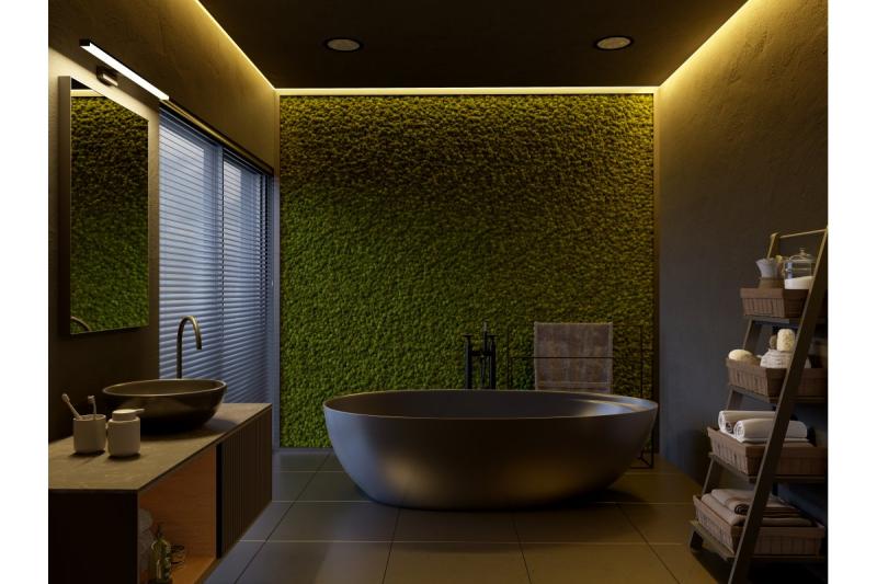 Luminária Decor Led Catania 400mm 8W AC220-240V 50/60Hz 4000K IP44 RA >80 640lm Preta. 1208962884