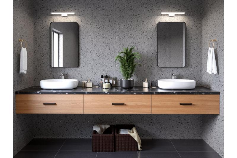 Decoração Led-luminária Catania 600mm 12W AC220-240V 50/60Hz 4000K IP44 RA >80 960lm Branco 1208962885