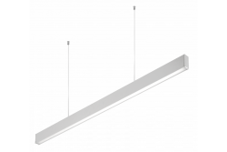 Luminária suspensa LED Decor LIVIA 40W 3600lm AC220-240V 50-60Hz 100° RA>80 IP20 AL/PC 4000K 120cm branco. 1208962914