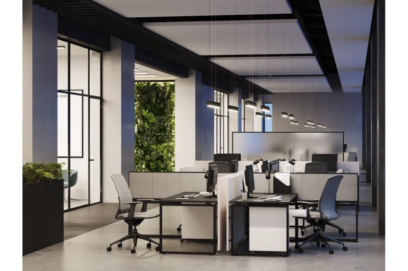 Luminária linear LED decorativa LUNA-A 40W 3200lm AC220-240V 50-60Hz 100° RA>80 IP20 AL/PC 4000K 120cm branco. 1208962940