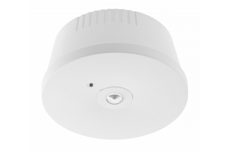 Luminária de emergência OGLA LED, 3W, 200lm, AC220-240V, 50-60Hz, IP20, 6400K, 3H, tarefa única, botão TESTE 1208963016
