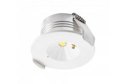 Lâmpada de emergência LED OMAHA-3, 3W, 300lm, AC220-240V, 50-60Hz, IP20, 3h, 6400K, uso único, BOTÃO DE TESTE 1208963024