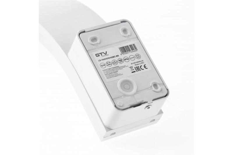 Decor PARIS Lâmpada LED 10W 900lm IP54 AC220-240V 50/60Hz 140° 4000K branco. 1208963097