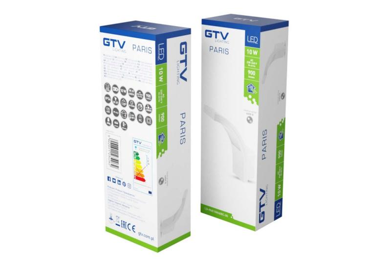 Decor PARIS Lâmpada LED 10W 900lm IP54 AC220-240V 50/60Hz 140° 4000K branco. 1208963097