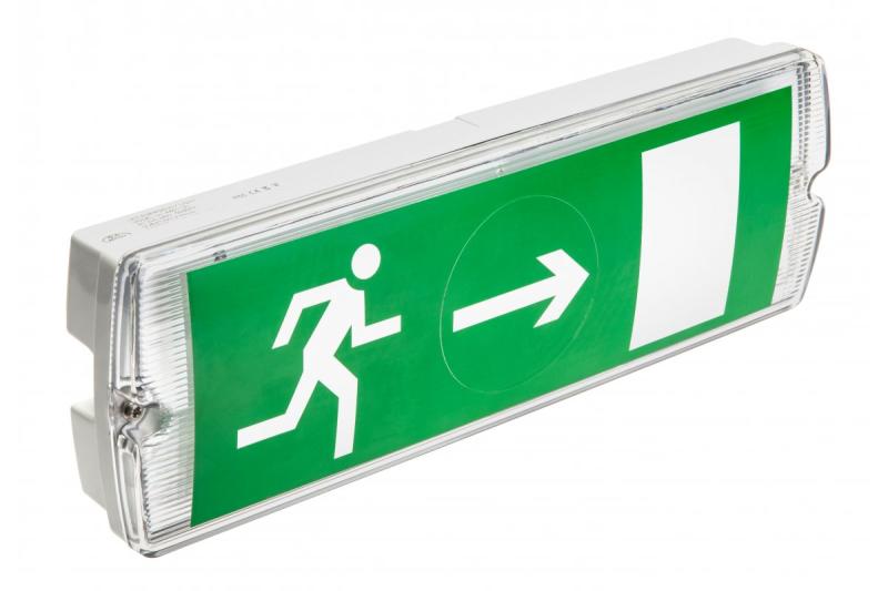 Luminária de emergência LED SAHER-1 LED DUO, 3W, 300lm, AC220-240V, 50-60Hz, IP65, 1h, 6400K 1208963122