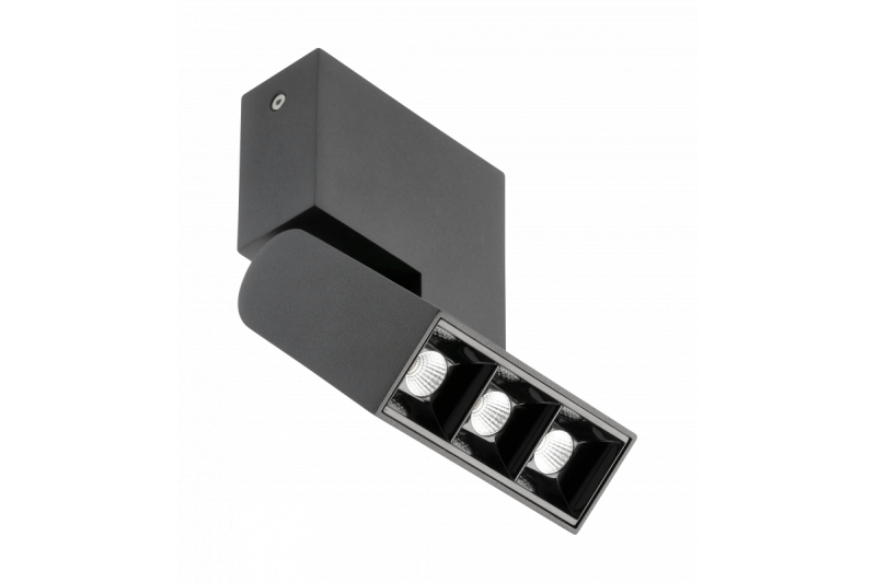 Armatura Decorativa LED SIERRA 8W 720lm AC220-240V 50/60 Hz PF>0.5 Ra≥80 IP20 IK08 4000K 48° preto. 1208963166