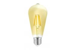 Lâmpada decorativa LED, filamento Vintage, ST64, E27, 4W, 400lm, AC220-240V/ 50-60Hz, PF>0,5, 3000K 1208963178