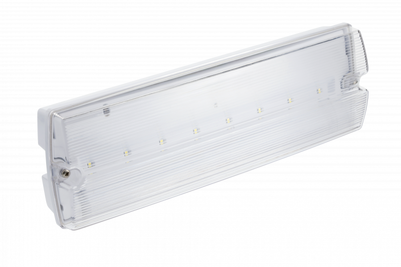 Luminária de emergência TERNO-1 LED,3W,250lm,AC220-240V,50-60Hz,IP65,1h,6400K,dupla função, botão TESTE 1208963197